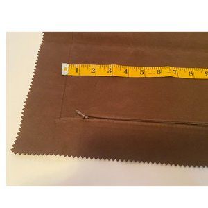 Single ultra suede European square pillow sham